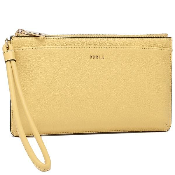 フルラ ポーチ バビロン Sサイズ クラッチバッグ イエロー レディース FURLA WE00141 HSF000 MIM00