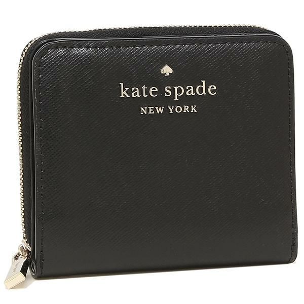 ケイトスペード アウトレット 二つ折り財布 ステイシー ブラック レディース KATE SPADE WLR00634 001