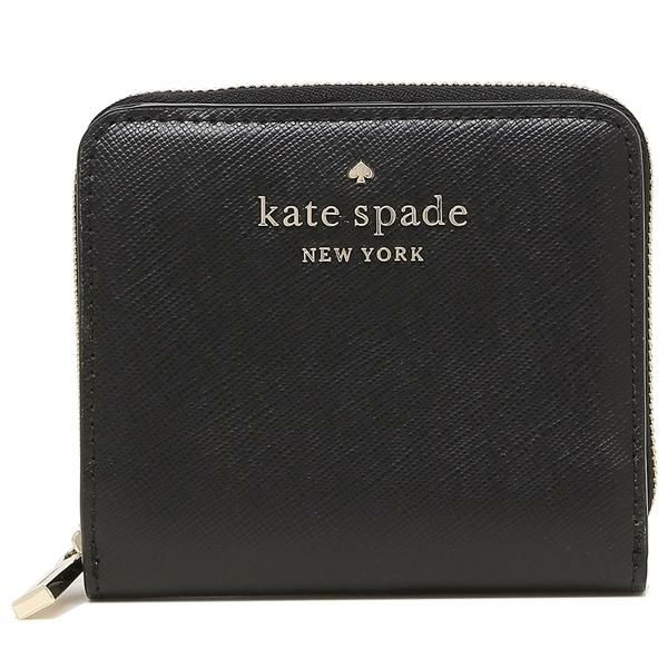 ケイトスペード アウトレット 二つ折り財布 ステイシー ブラック レディース KATE SPADE WLR00634 001 詳細画像