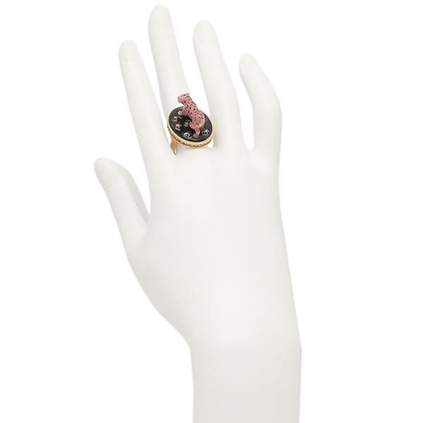 クリスチャンディオール リング アクセサリー Dチャームポップ Mサイズ 指輪 レオパード ゴールド ピンク レディース Christian Dior R1078 CHALQ 304 詳細画像