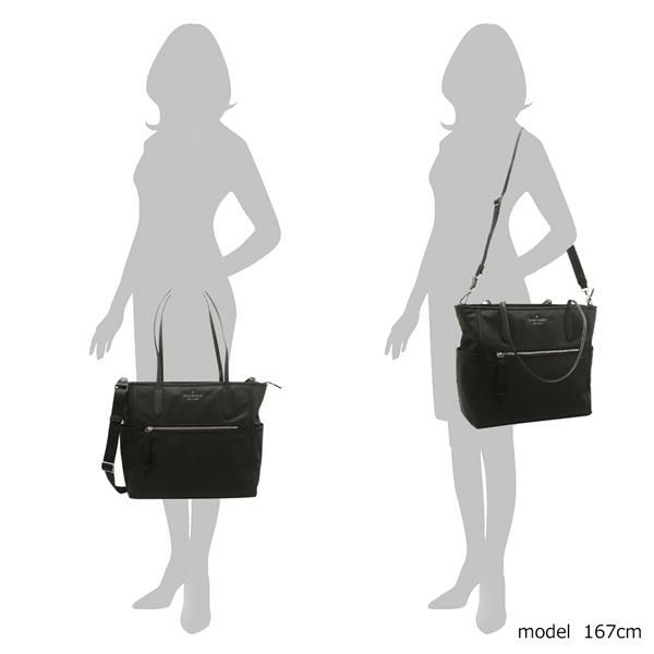 ケイトスペード アウトレット トートバッグ ショルダーバッグ チェルシー ブラック レディース KATE SPADE WKR00642 001 A4対応 詳細画像