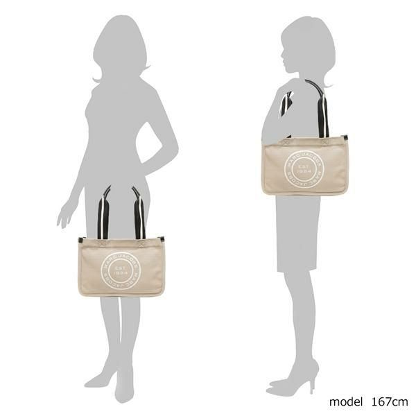 マークジェイコブス アウトレット トートバッグ ベージュ レディース MARC JACOBS H050M06FA21 260 A4対応 詳細画像