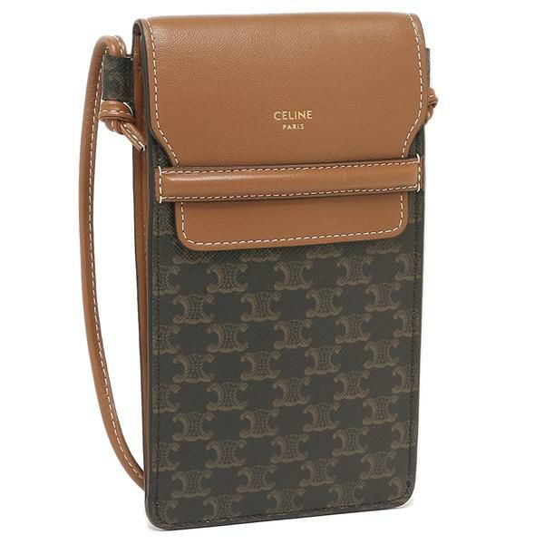 セリーヌ ショルダーバッグ フォンポーチ トリオンフ ブラウン メンズ レディース CELINE 10G332CQD 04LU マルチカラー セリーヌ ショルダーバッグ フォンポーチ トリオンフ ブラウン メンズ レディース CELINE 10G332CQD 04LU マルチカラー