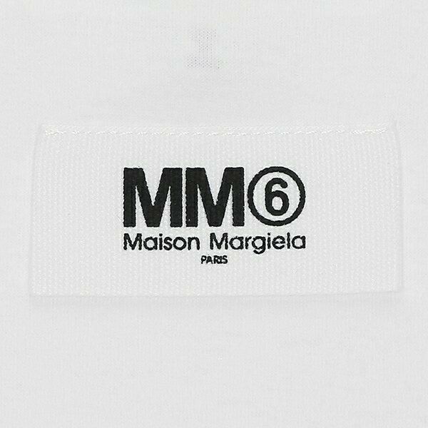 エムエムシックス メゾンマルジェラ トップス リバースTシャツ ホワイト レディース MM6 Maison Margiela S62GD0089 S23955 100 詳細画像