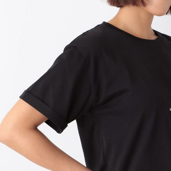 サンローランパリ Tシャツ トップス ロゴ ブラック レディース SAINT LAURENT PARIS 460876 YB2DQ 1000 詳細画像