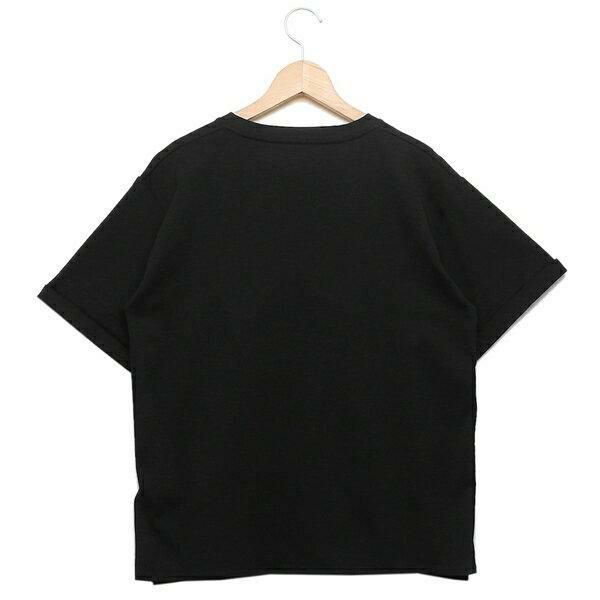 サンローランパリ Tシャツ トップス ロゴ ブラック レディース SAINT LAURENT PARIS 460876 YB2DQ 1000 詳細画像