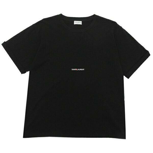 サンローランパリ Tシャツ トップス ロゴ ブラック レディース SAINT LAURENT PARIS 460876 YB2DQ 1000 詳細画像