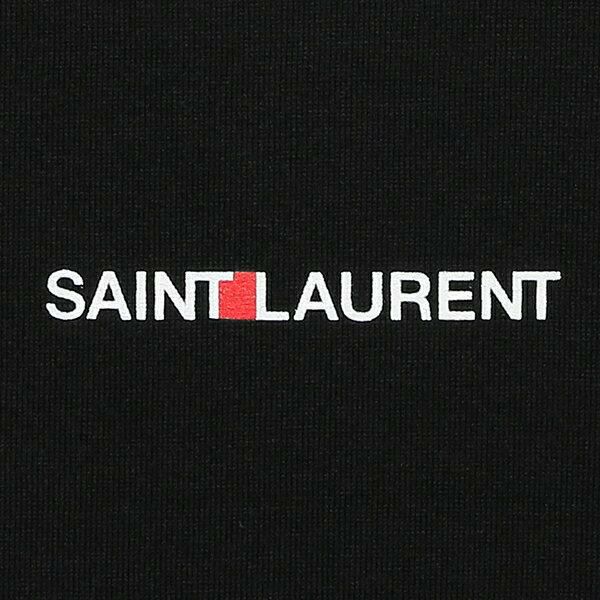 サンローランパリ Tシャツ トップス ロゴ ブラック レディース SAINT LAURENT PARIS 460876 YB2DQ 1000 詳細画像
