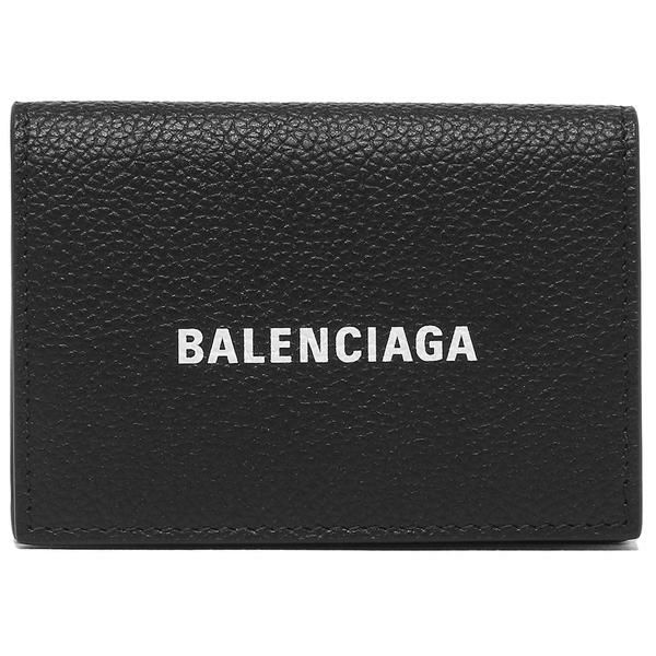 バレンシアガ 三つ折り財布 キャッシュ ミニ ウォレット ブラック メンズ レディース BALENCIAGA 594312 1IZI3 1090 詳細画像