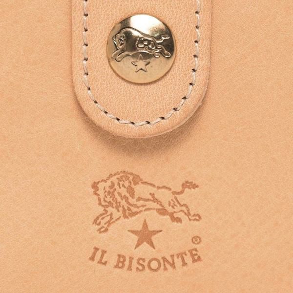 イルビゾンテ 折り財布 C0960 P 120 ベージュ メンズ レディース IL BISONTE SMW067 PV0005 NA113B 詳細画像