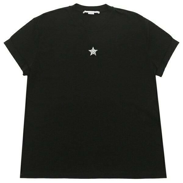 ステラマッカートニー トップス Tシャツ ミニスター ブラック レディース STELLA McCARTNEY 457142 SLW23 1000 詳細画像