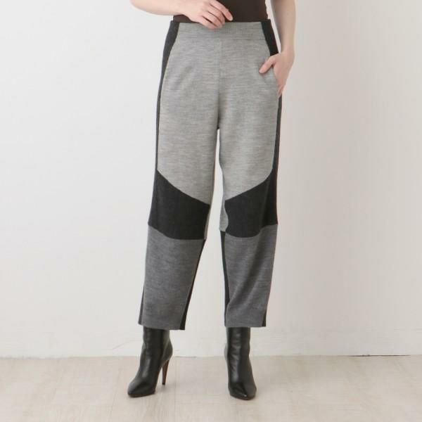 STELLA McCARTNEY（ステラマッカートニー）のパンツが入荷しました ゆったりとしたシルエットを大胆なブロック切り替えデザインで洗練度を高めました。腰周りに優しくフィットするニット仕立てです