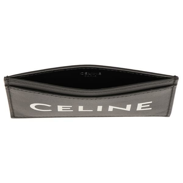 セリーヌ カードケース ロゴ パスケース ブラック メンズ レディース CELINE 10B703DMF 38SI 詳細画像