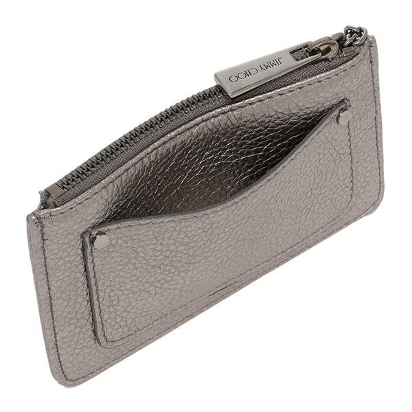 ジミーチュウ カードケース ナンシー シルバー レディース JIMMY CHOO NANCYUUR 14503790 詳細画像