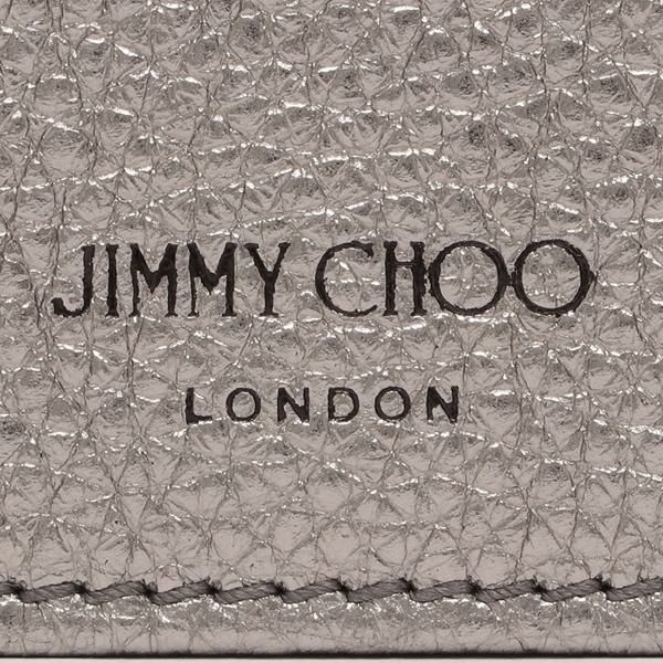 ジミーチュウ カードケース ネッロ シルバー レディース JIMMY CHOO NELLOUUR 14503795 詳細画像