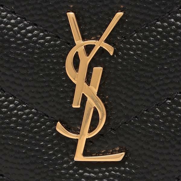 サンローランパリ 三つ折り財布 タイニー オリガミ モノグラム ウォレット ブラック レディース SAINT LAURENT PARIS 668274 BOWA1 1000 詳細画像