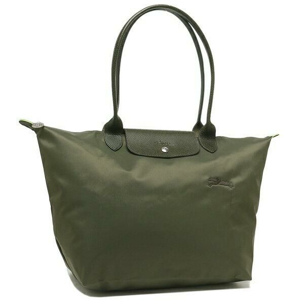 ロンシャン  トートバッグ プリアージュ グリーン Lサイズ リサイクル レディース LONGCHAMP L1899 919 詳細画像