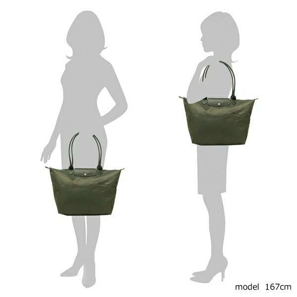 ロンシャン  トートバッグ プリアージュ グリーン Lサイズ リサイクル レディース LONGCHAMP L1899 919 詳細画像