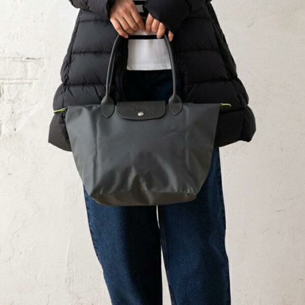 ロンシャン  トートバッグ プリアージュ グリーン Sサイズ リサイクル レディース LONGCHAMP L2605 919 詳細画像