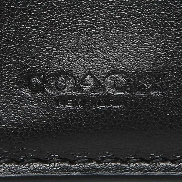 コーチ 2つ折り財布 メンズ COACH F75006 CQ/BK チャコール/ブラック 詳細画像