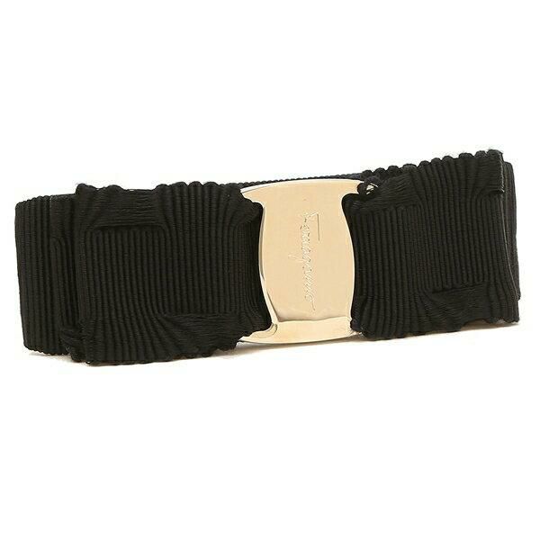 サルヴァトーレフェラガモ バレッタ アクセサリー ヴァラリボン ヘアアクセサリー ブラック レディース Salvatore Ferragamo 346972 662681