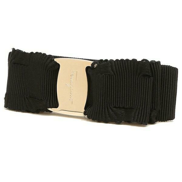 サルヴァトーレフェラガモ バレッタ アクセサリー ヴァラリボン ヘアアクセサリー ブラック レディース Salvatore Ferragamo 346972 662681 詳細画像