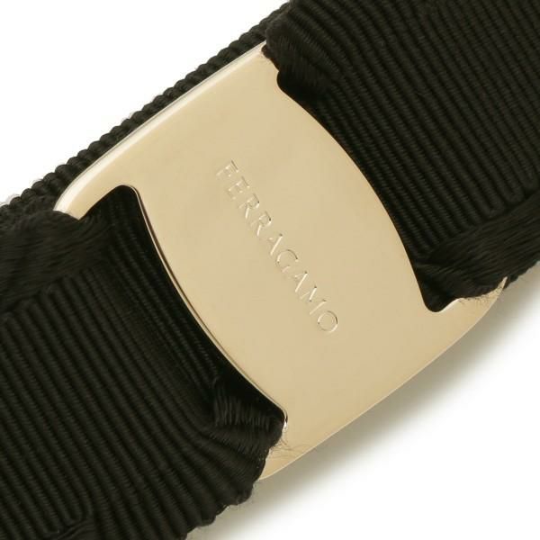 サルヴァトーレフェラガモ バレッタ アクセサリー ヴァラリボン ヘアアクセサリー ブラック レディース Salvatore Ferragamo 346972 662681 詳細画像