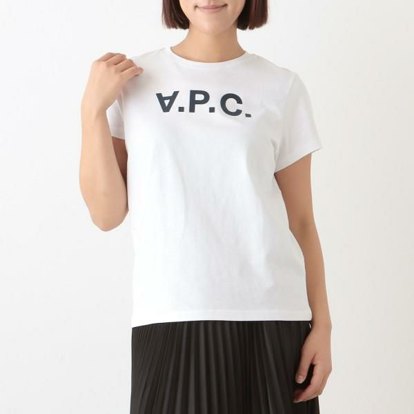 アーペーセー トップス Tシャツ ホワイト レディース APC COBQX F26588 IAK