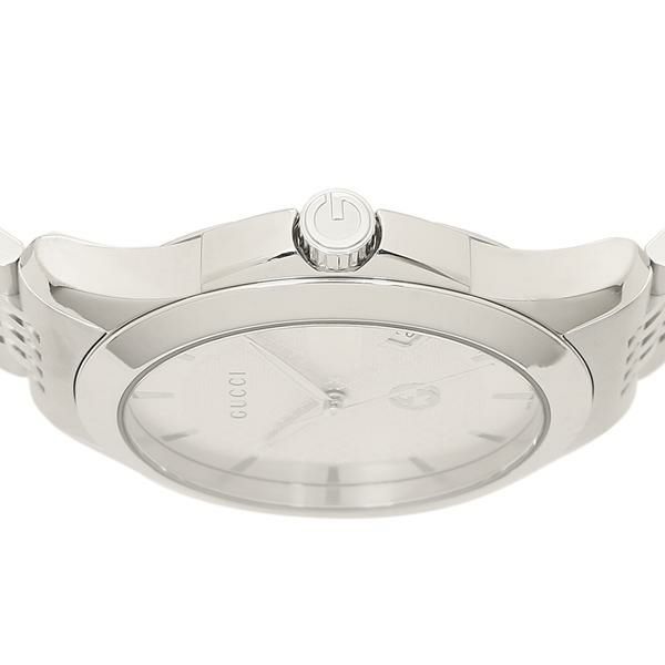 グッチ 時計 メンズ Gタイムレス クォーツ ホワイト シルバー GUCCI YA1264174 詳細画像