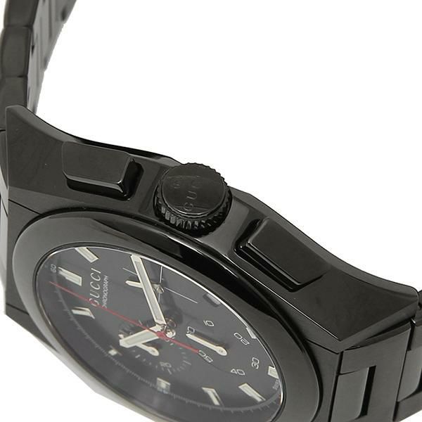 グッチ 時計 メンズ GUCCI パンテオン 腕時計 ウォッチ ブラック 詳細画像