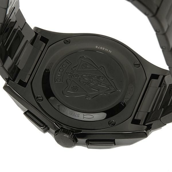 グッチ 時計 メンズ GUCCI パンテオン 腕時計 ウォッチ ブラック 詳細画像