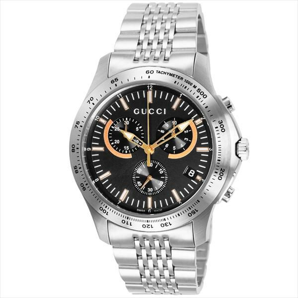 グッチ 時計 メンズ GUCCI YA126257 G-TIMELESS 腕時計 ウォッチ シルバー/ブラック