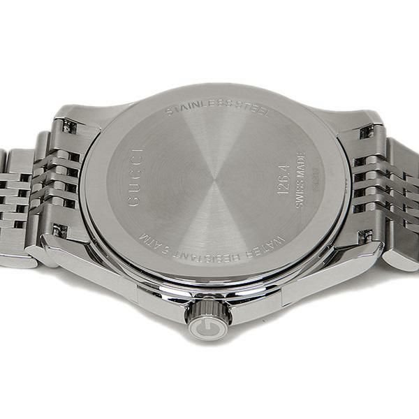 グッチ GUCCI 時計 腕時計 メンズ YA126402 ミディアム バージョン Gタイムレス コレクション ウォッチ シルバー/ブラック/シルバー 詳細画像