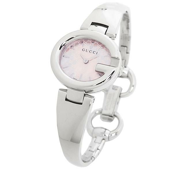 グッチ 時計 レディース GUCCI YA134510 グッチシマ ブレスレット 腕時計 ウォッチ シルバー/ピンクパール 詳細画像