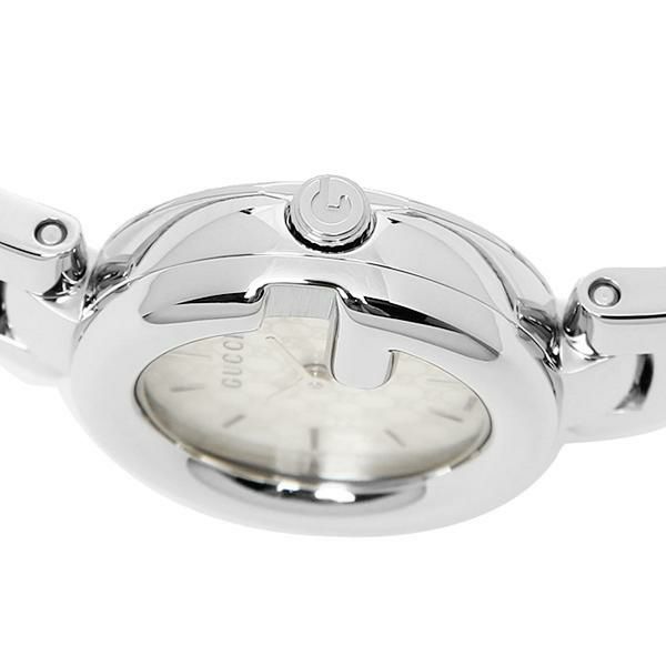 グッチ 時計 レディース GUCCI YA134511 グッチシマ ブレスレット 腕時計 ウォッチ シルバー/ホワイトパール 詳細画像