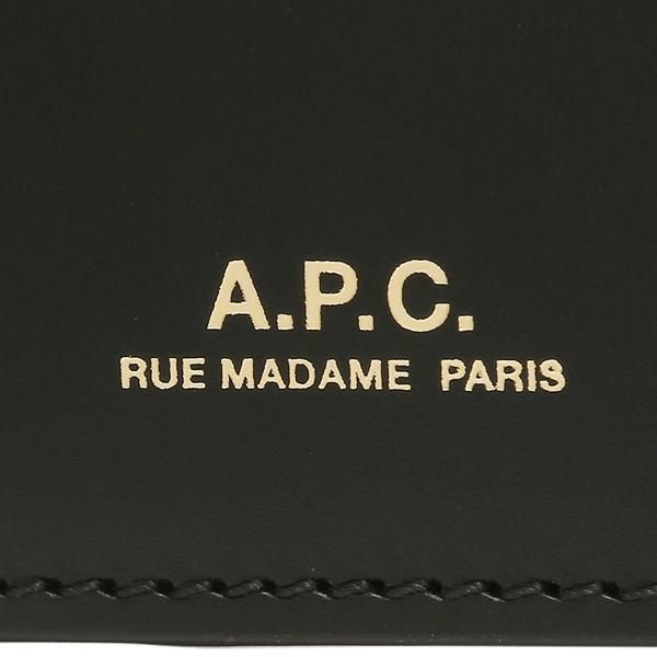 アーペーセー カードケース ブラック レディース APC PXAWV F63276 LZZ 詳細画像