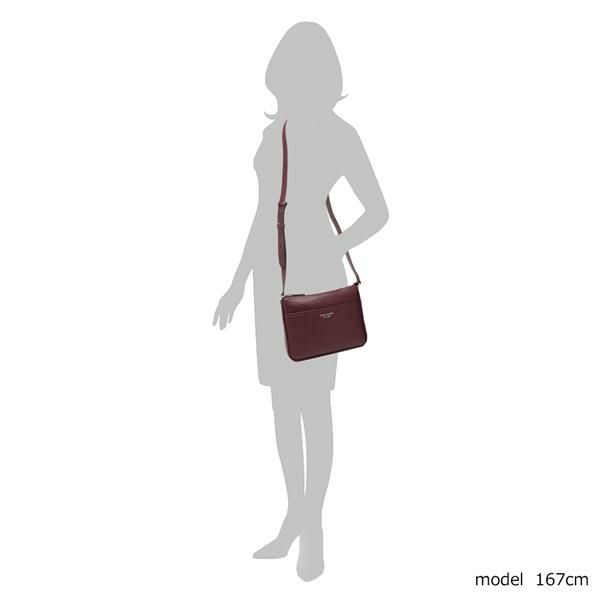 ケイトスペード ショルダーバッグ ランアラウンド ボルドー レディース KATE SPADE PXR00405 600 【ショッパー付き】 詳細画像