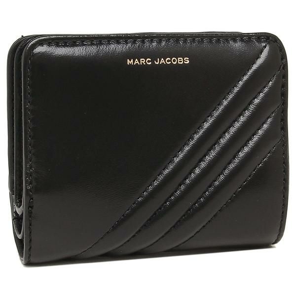 マークジェイコブス 二つ折り財布 ザ グラム ブラック レディース MARC JACOBS S131L01FA21 001 詳細画像