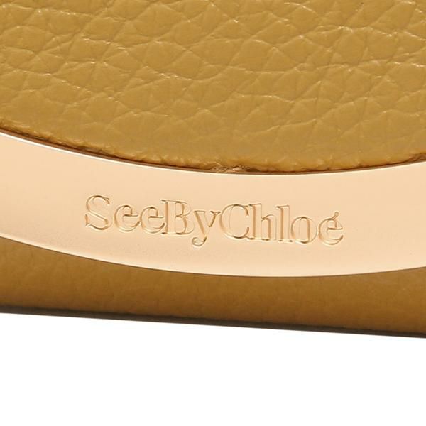 シーバイクロエ 三つ折り財布 リジー リッジー ミニ財布 ブラウン レディース SEE BY CHLOE CHS19AP891349 21J 詳細画像