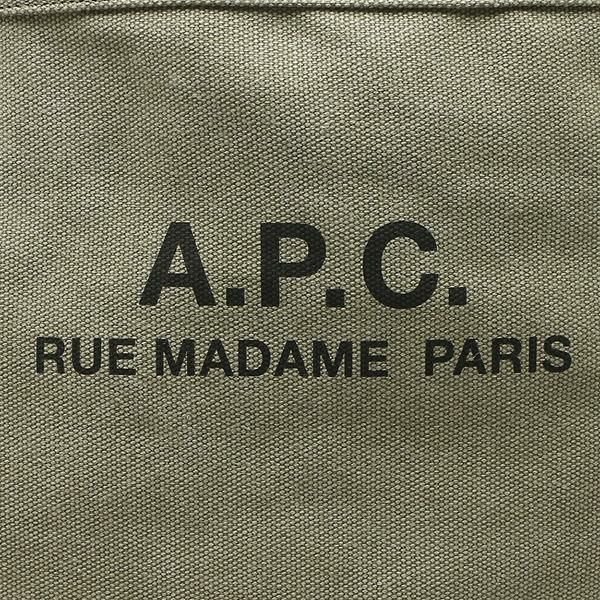 アーペーセー トートバッグ カバ 2WAY カーキ メンズ レディース APC CODBM H61318 JAA A4対応 詳細画像