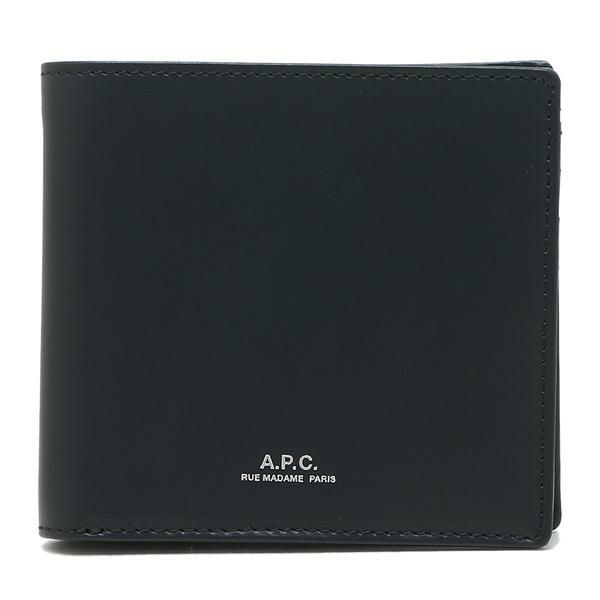アーペーセー 二つ折り財布 ネイビー メンズ APC PXAWV H63340 IAK 詳細画像