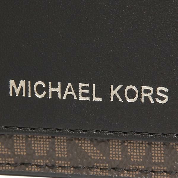 マイケルコース アウトレット コインケース ギフティング カードケース ブラウン ブラック メンズ レディース MICHAEL KORS 36S0LGFE6B 詳細画像
