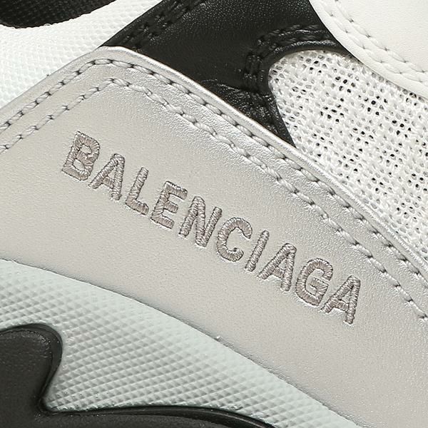 バレンシアガ スニーカー 靴 トリプル S ロゴ グレー シルバー レディース BALENCIAGA 524039 W2FS5 1250 詳細画像
