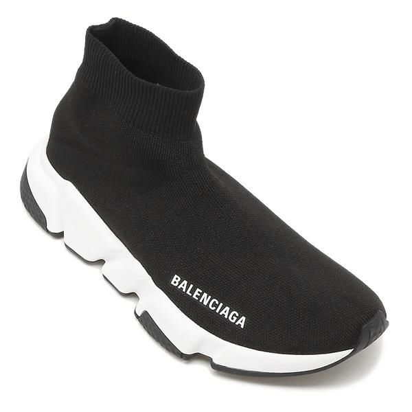 バレンシアガ スニーカー 靴 スピード ロゴ ブラック レディース BALENCIAGA 587280 W2DBQ 1015