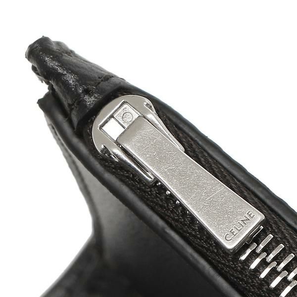 セリーヌ 三つ折り財布 ファインストラップウォレット ブラック メンズ レディース CELINE 10H483BEL 38SI 詳細画像
