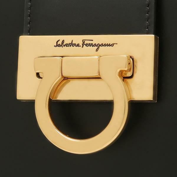 サルヴァトーレフェラガモ ハンドバッグ トリフォリオ ブラック レディース Salvatore Ferragamo 211194 0748442 NERO 詳細画像