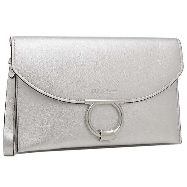 フェラガモ クラッチバッグ ガンチーノ シルバー レディース FERRAGAMO 21H770 0745076 ARGMO フェラガモ クラッチバッグ ガンチーノ シルバー レディース FERRAGAMO 21H770 0745076 ARGMO