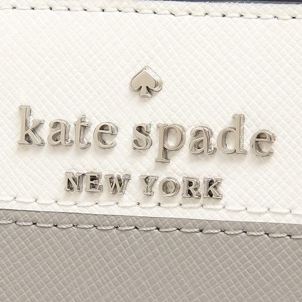 ケイトスペード アウトレット 二つ折り財布 ステイシー グレー レディース KATE SPADE WLR00124 020 詳細画像