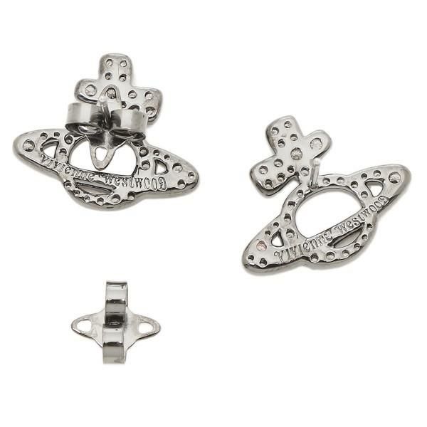 ヴィヴィアンウエストウッド ピアス アクセサリー レオニー シルバー ホワイト レディース VIVIENNE WESTWOOD 62010281 02S104 詳細画像