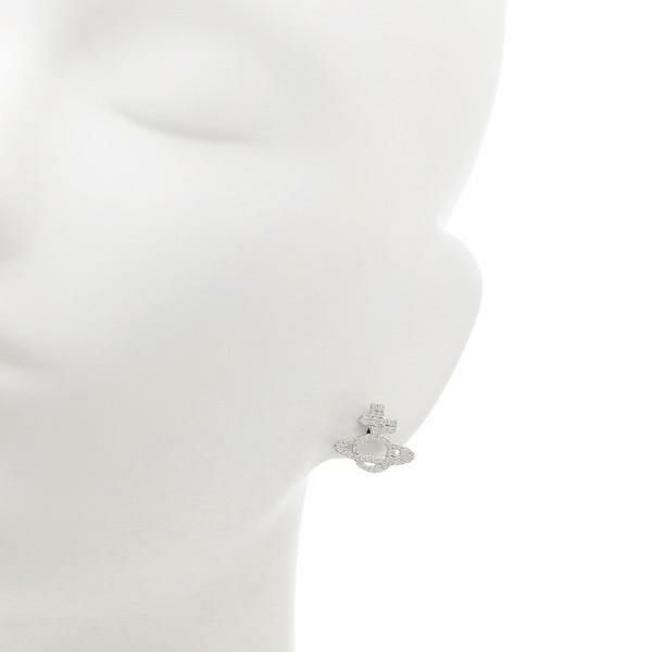 ヴィヴィアンウエストウッド ピアス アクセサリー レオニー シルバー ホワイト レディース VIVIENNE WESTWOOD 02W106 詳細画像